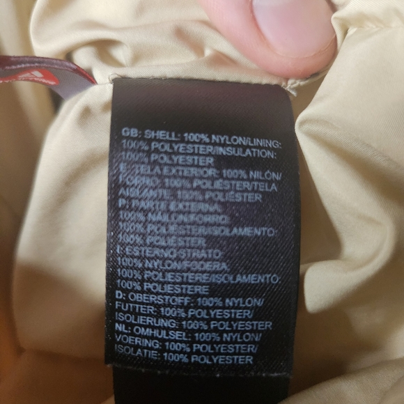 Ladies North Face winter coat, gold in color, nice condition! Sz. Large - Picture 8 of 8